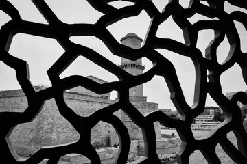 Mucem and Fort Saint Jean. Museum and citadel in Marseille.