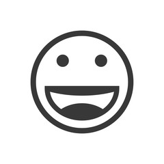 Smile emoticon icon