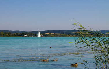 Wonderful landscape of Lake Balaton