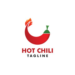 Chili or Spicy logo design