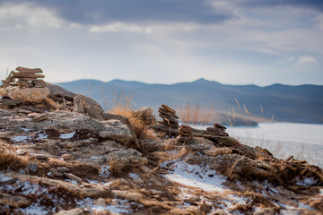 Holy place of the Baikal lake