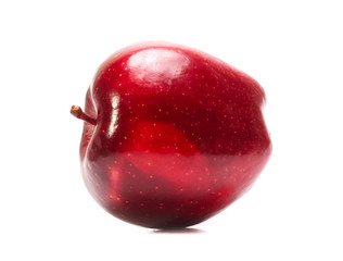 red apple isolated on white background
