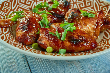 Beer Braised Szechuan Chicken Wings