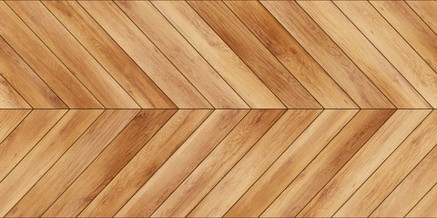 Seamless wood parquet texture horizontal chevron light brown
