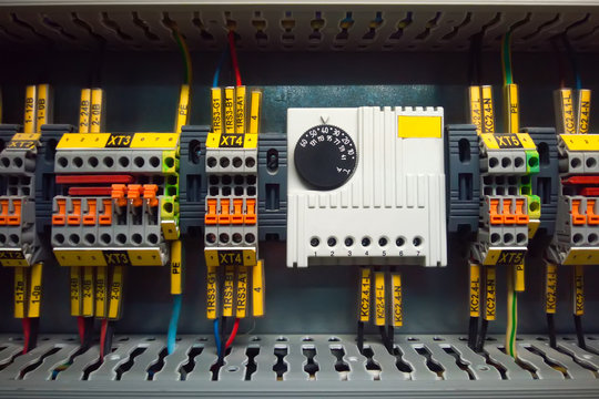 Power supply system. Assembly of automation cabinet.