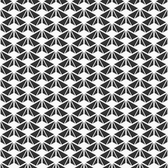 Abstract seamless pattern. Repeating geometric tiles. Vector monochrome background.
