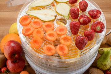 Process of drying fruits