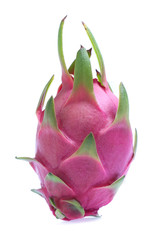 Dragon fruit isolated on white background