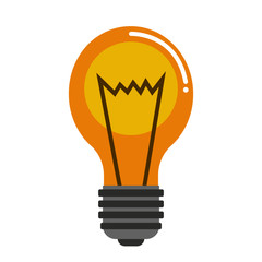 Light bulb - flat design