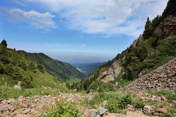Naklejka premium Kazakhstan's Tian Shan mountains