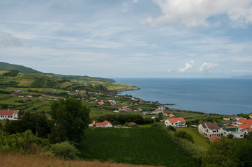 Fototapeta na wymiar Landscape in Faial Island, Azores
