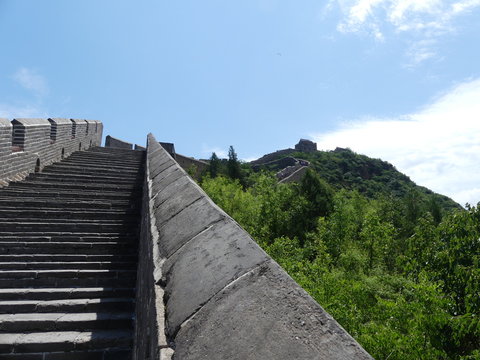 Jinshanling in Chengde China best beautiful part of great Wall