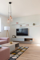 Contemporary living-room interior of modern house