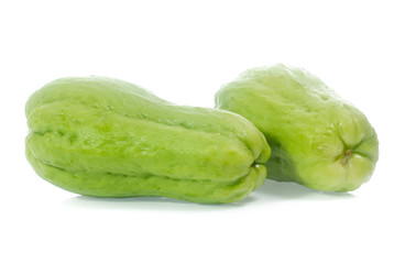 chayote isolated on white