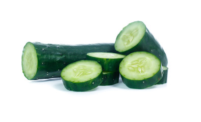 cucumber isolated on white background