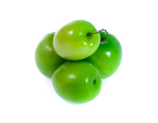 Jujube isolated on white background