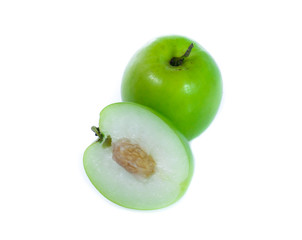 Jujube isolated on white background
