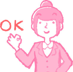 Pop Illustration of a job-hunting girl student face and pose