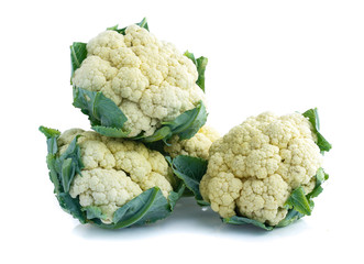 Cauliflower isolated on white background