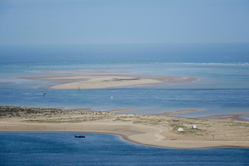 France. The landscapes of the Dunes du PIlat at the Atlantique coast
