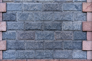 texture old stone wall gray. Background wall old stone house.