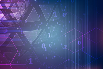 Abstract infographics visualization