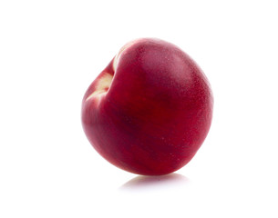 nectarines isolated on white background