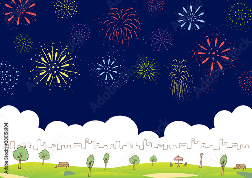花火 公園 風景 Wall Mural Wallpaper Murals Wallsheaven Kid A 花火 公園 風景 Wall Mural Wallpaper Murals Wallsheaven Kid A