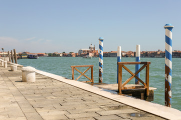 Venice cityscape, water canals