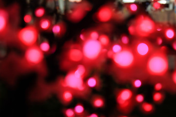 defocused bokeh lights