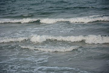 waves on the beach
