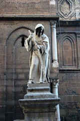 evocative image of the Cathedral of Palermo, dedicated to the Assumption of the Virgin Mary,  Sicily, Italy, UNESCO World Heritage