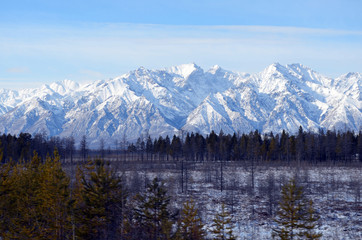 Fall at mountains deep in Russia