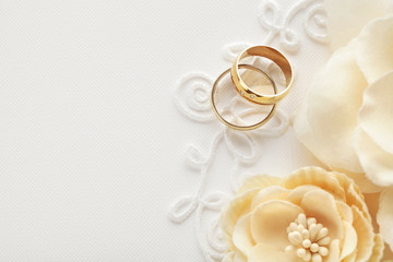 wedding rings, wedding invitation background - 280163743