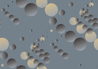 bubbles transparent seamless silver ivory