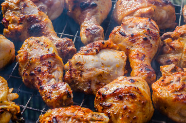 grilled chicken legs