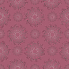 spiral mandalas wallpaper retro pink