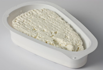 Cottage Cheese in plastic box