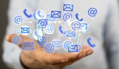 Mail Communication Connection message to mailing