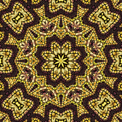 3d effect - abstract polygonal  pattern in style