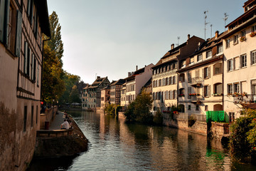 River cruise in Strasbourg, France