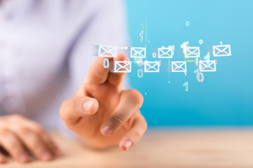 Mail Communication Connection message to mailing