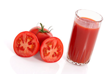 tomato juice and tomatoes