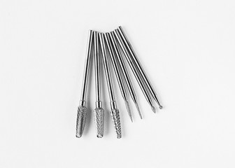 Dental drill. Carbide burs - Dental equipment.