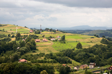 Beskids Mountains in Summer. Rytro, Poland.