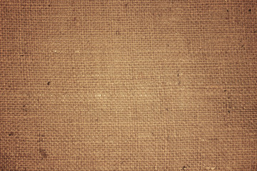 Abstract Brown nature sack texture background.
