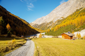 Bormio (IT) - Vista autunnale  della Val Zebrù