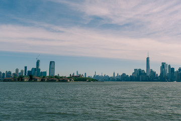 Naklejka premium view of manhattan