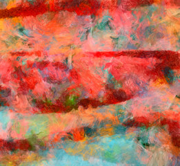 Oil pastel drawing. Abstract color background. Fine art print. Impressionism style abstraction. Modern surrealism painting. Good as wall decor poster. Stock. Surreal design. Handmade texture template.