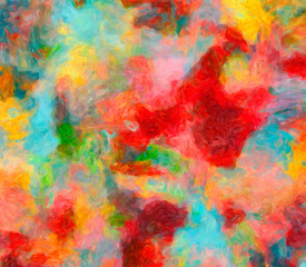 Oil pastel drawing. Abstract color background. Fine art print. Impressionism style abstraction. Modern surrealism painting. Good as wall decor poster. Stock. Surreal design. Handmade texture template.